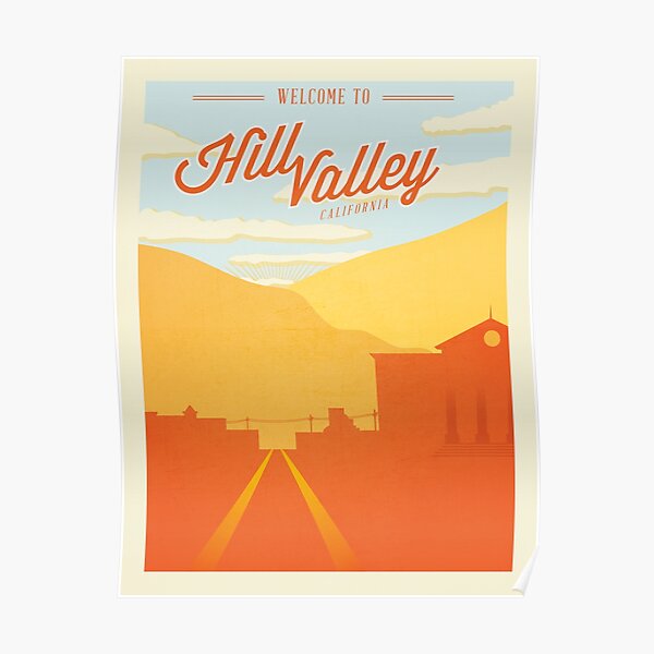 Californie. Accueil de Marty McFly Poster