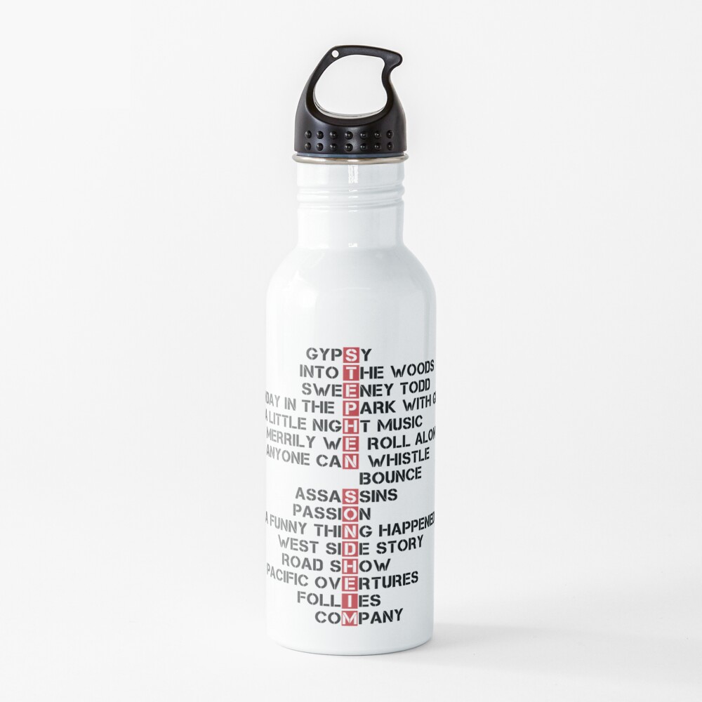 Stephen Sondheim Water Bottle