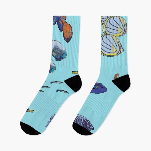 Item preview, Copy of Tropical Fish Design on blue by Chrissy Wild designed and sold by ChrissyWild.