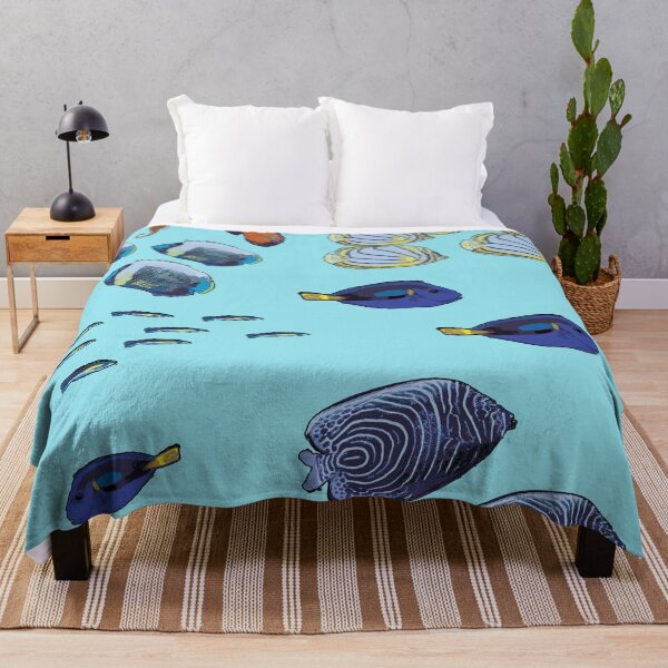 Item preview, Copy of Tropical Fish Design on blue by Chrissy Wild designed and sold by ChrissyWild.