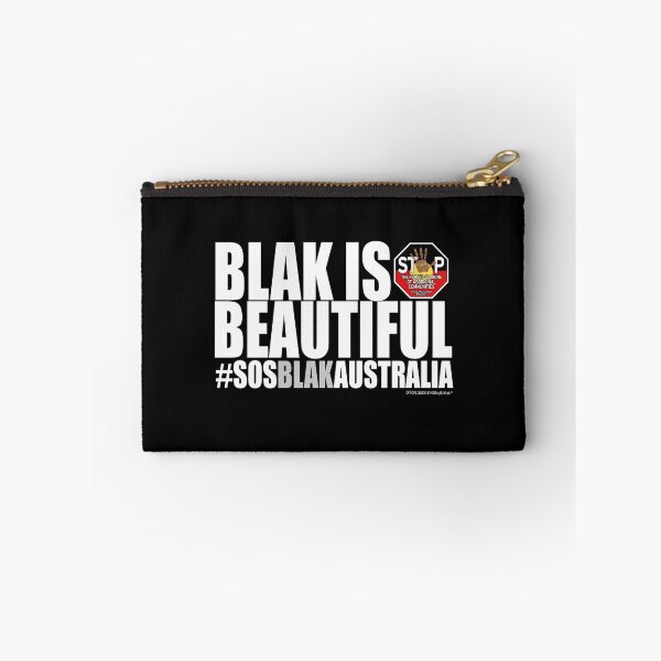 Item preview, BLAK is BEAUTIFUL #SOSBLAKAUSTRALIA designed and sold by KISSmyBLAKarts.
