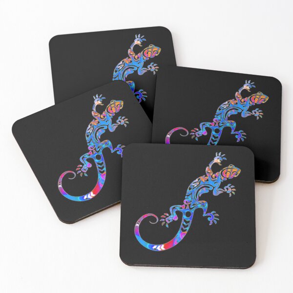 Item preview, Psychedelic Lizard in Blue and Red designed and sold by Paulele.