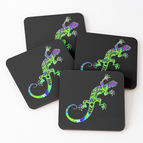 Item preview, Psychedelic Lizard in Green and Blue designed and sold by Paulele.