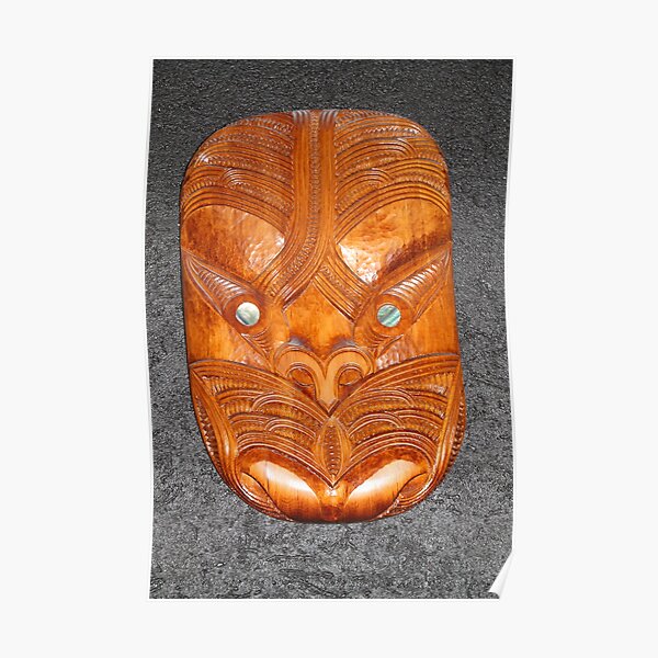 Maori Mask Poster