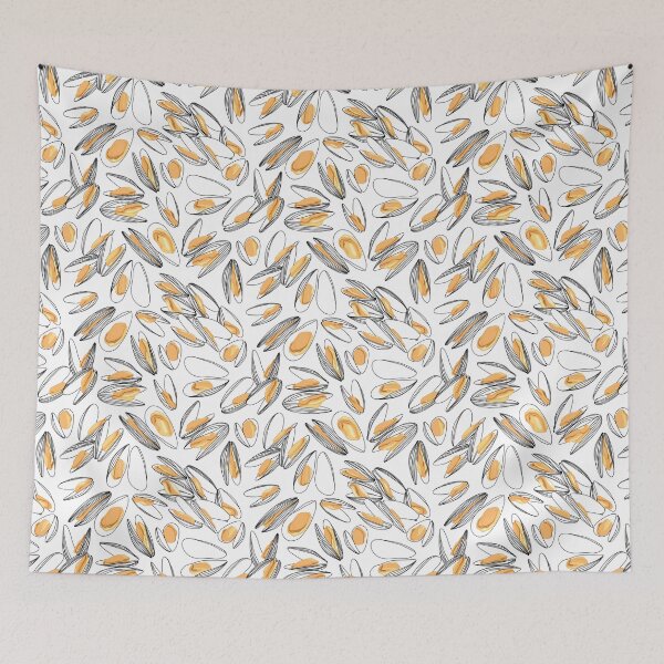 Item preview, Seafood love Line Art Design. Mussels designed and sold by RPuniquedesigns.