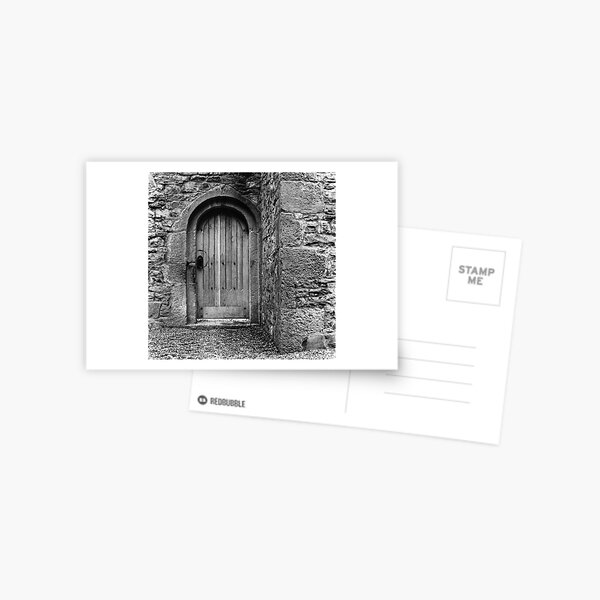 Ashtown Castle Door, Dublin, Ireland Postcard
