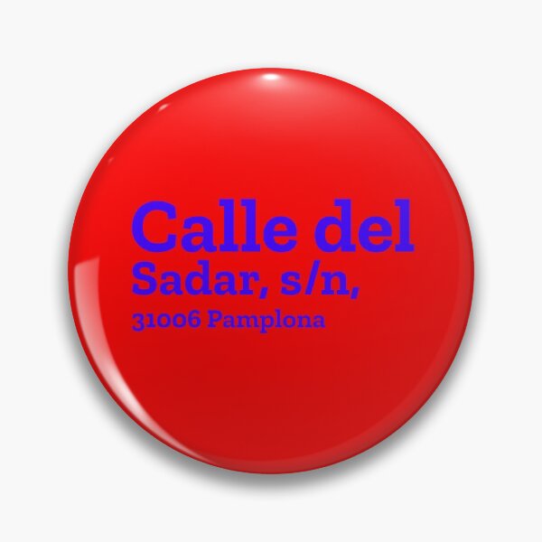 Item preview, Osasuna Stadium Address  designed and sold by The Chuck Wagon.