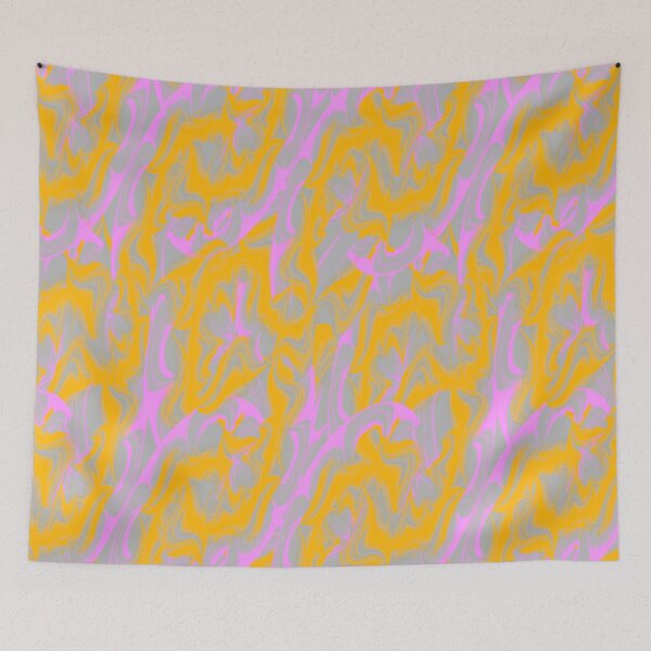 Item preview, Lilac, orange and gray seamless pattern designed and sold by Babarobot.