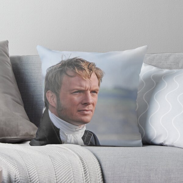 Rupert Penry Jones as Captain Wentworth - Jane Austen's Persuasion Throw Pillow