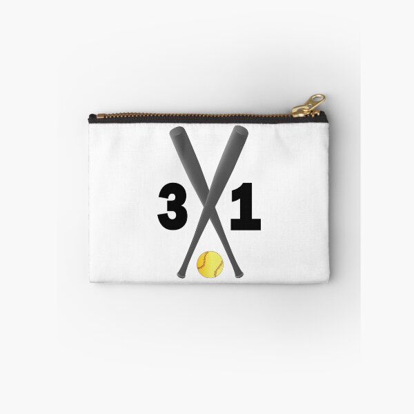 Item preview, Softball number 31 - thirty one with bats and ball designed and sold by AllShirts21.