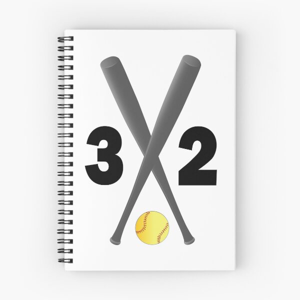 Item preview, Softball number 32 - thirty two with bats and ball designed and sold by AllShirts21.