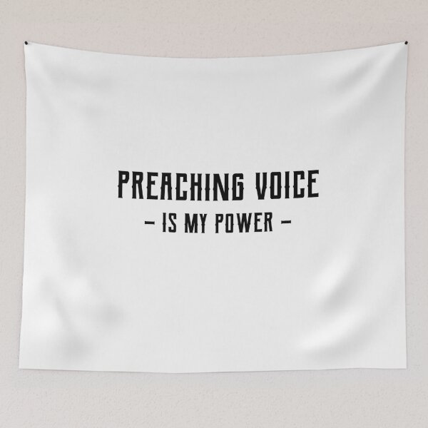 Item preview, Preaching Voice is My Power designed and sold by SerenaBliss.