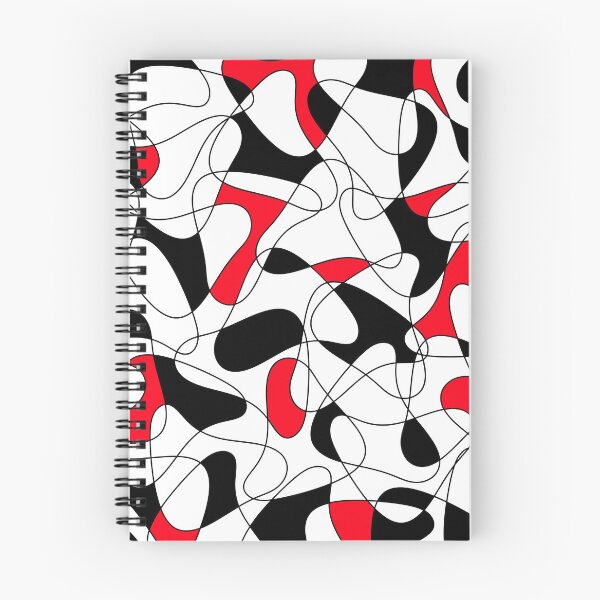 Item preview, Abstract pattern - red, black and white. designed and sold by K.S ART.