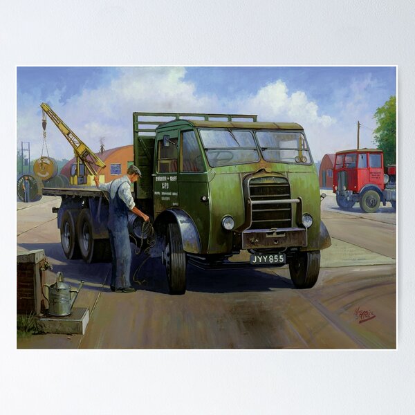 Item preview, Post Office Engineering Foden. designed and sold by Mike Jeffries Transport Artist.