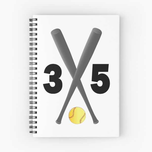 Item preview, Softball number 35 - thirty five with bats and ball designed and sold by AllShirts21.