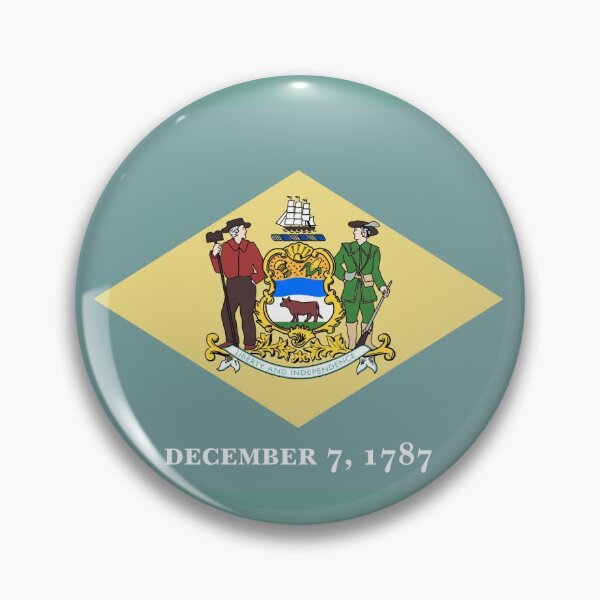 Item preview, Delaware State Flag T-Shirt - Dover Sticker designed and sold by deanworld.