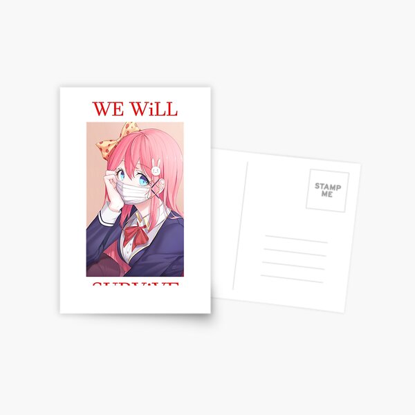We will survive - heads up! Postcard