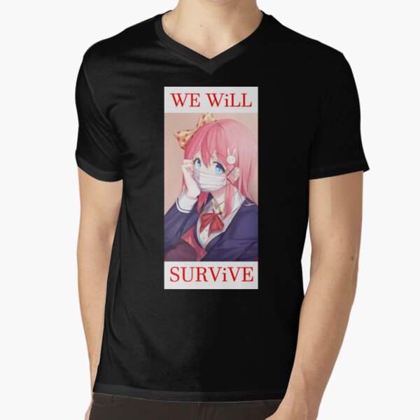 We will survive - heads up! V-Neck T-Shirt
