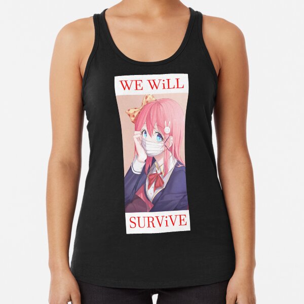 We will survive - heads up! Racerback Tank Top
