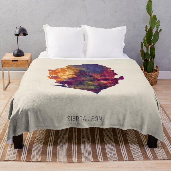 Item preview, Sierra Leon Watercolor Map designed and sold by ArtPrints.