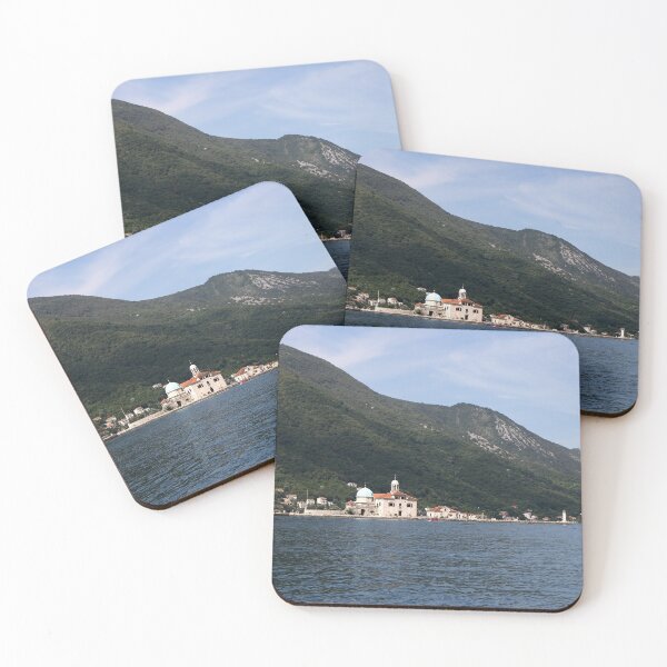 Item preview, Our Lady of the Rocks Monastery in  Perast Bay of Kotor Montenegro designed and sold by goceris.