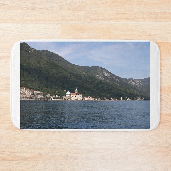 Item preview, Our Lady of the Rocks Monastery in  Perast Bay of Kotor Montenegro designed and sold by goceris.