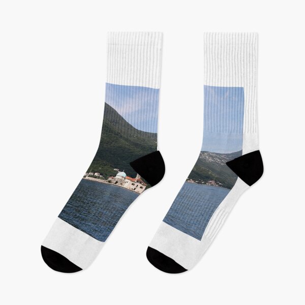 Item preview, Our Lady of the Rocks Monastery in  Perast Bay of Kotor Montenegro designed and sold by goceris.
