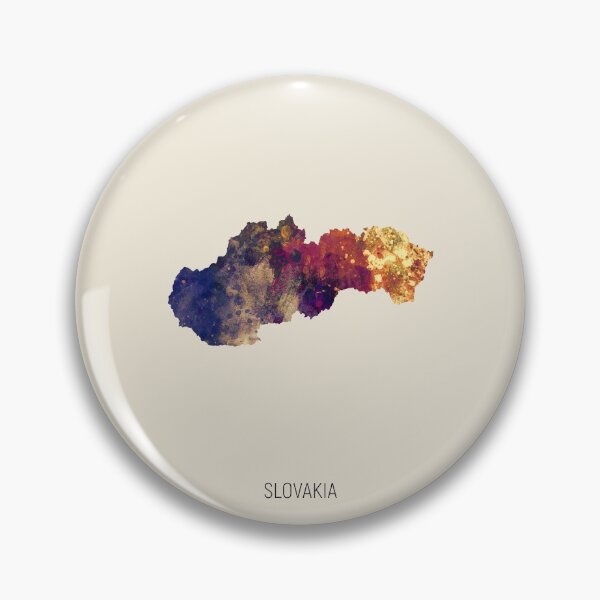 Item preview, Slovakia Watercolor Map designed and sold by ArtPrints.