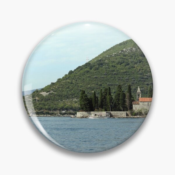 Item preview, Saint George monastery in Perast Bay of Kotor Montenegro designed and sold by goceris.