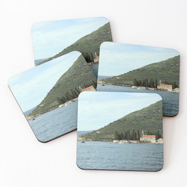 Item preview, Saint George monastery in Perast Bay of Kotor Montenegro designed and sold by goceris.