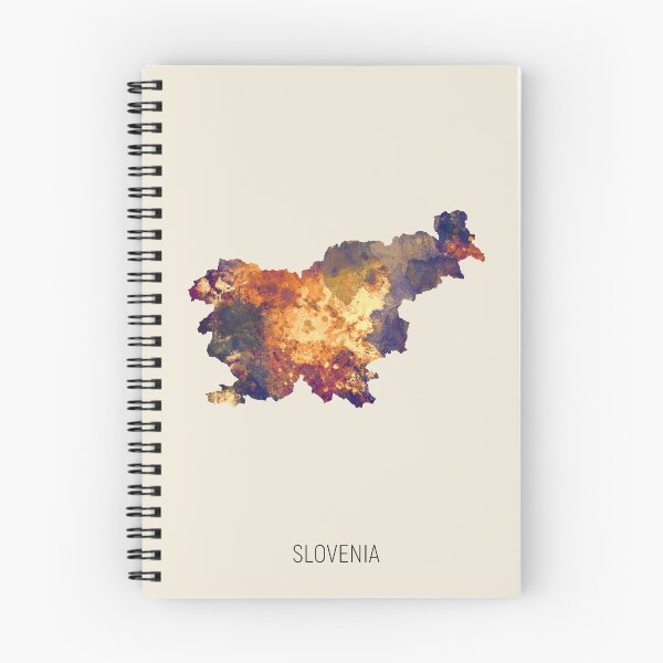 Artikelvorschau, Slovenia Watercolor Map entworfen und verkauft von ArtPrints.