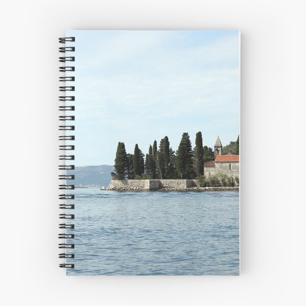 Item preview, Saint George monastery in summer Perast Bay of Kotor Montenegro designed and sold by goceris.