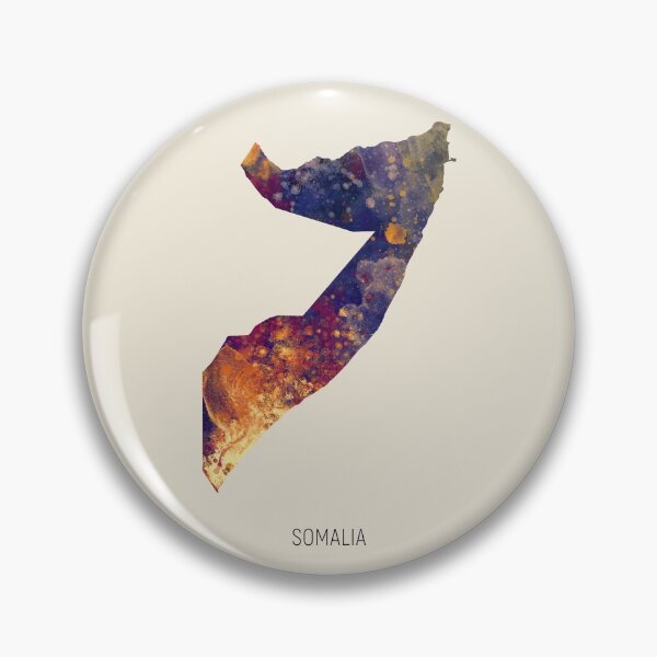 Item preview, Somalia Watercolor Map designed and sold by ArtPrints.