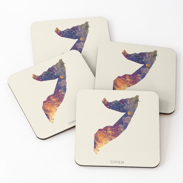 Item preview, Somalia Watercolor Map designed and sold by ArtPrints.