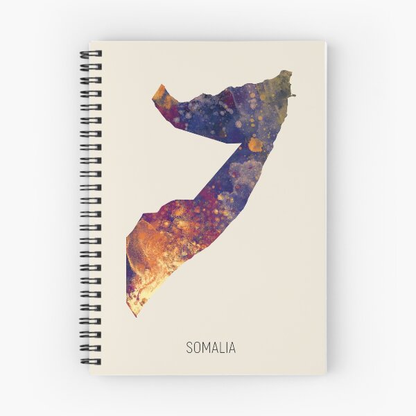 Item preview, Somalia Watercolor Map designed and sold by ArtPrints.