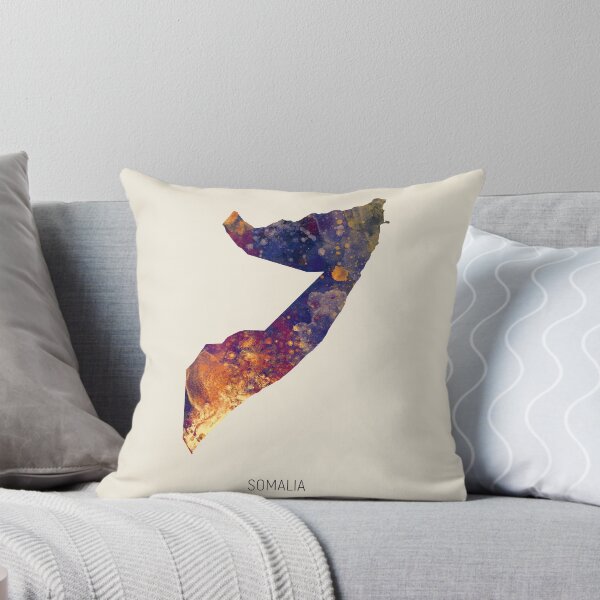 Item preview, Somalia Watercolor Map designed and sold by ArtPrints.