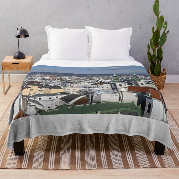 Item preview, cityscape buildings and church towers in Vienna designed and sold by goceris.
