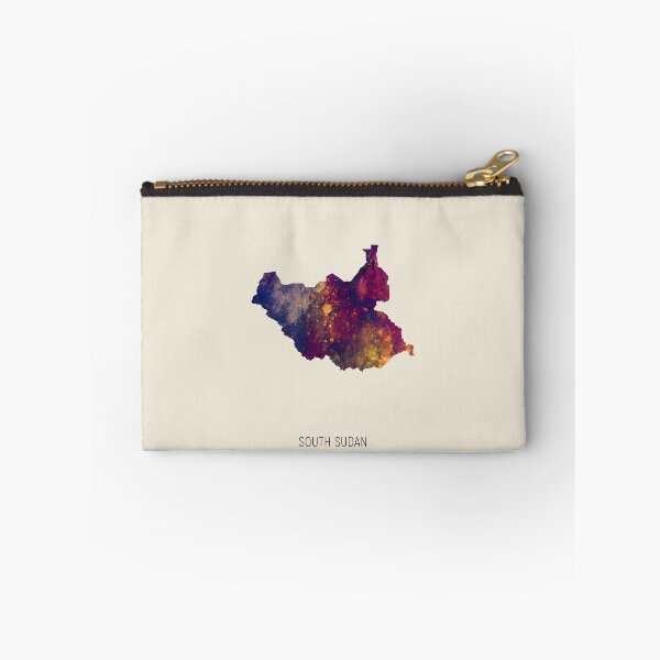 Item preview, South Sudan Watercolor Map designed and sold by ArtPrints.