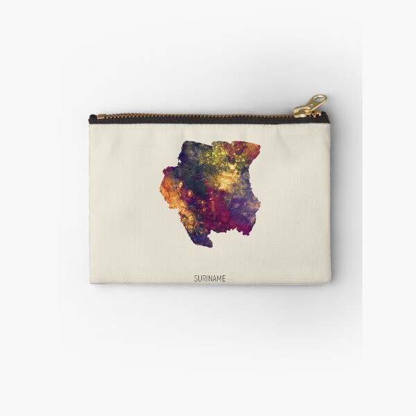 Item preview, Suriname Watercolor Map designed and sold by ArtPrints.