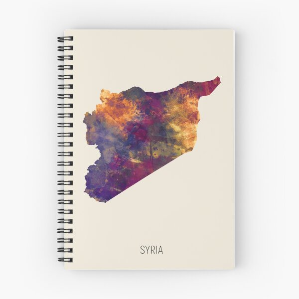 Item preview, Syria Watercolor Map designed and sold by ArtPrints.