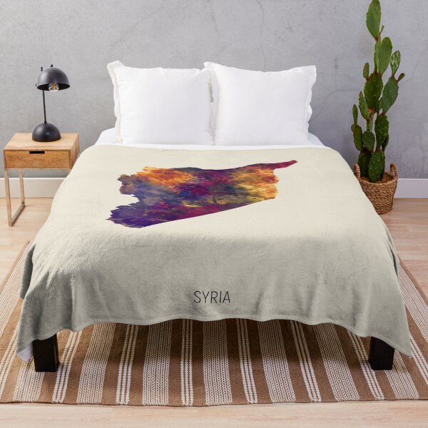 Item preview, Syria Watercolor Map designed and sold by ArtPrints.