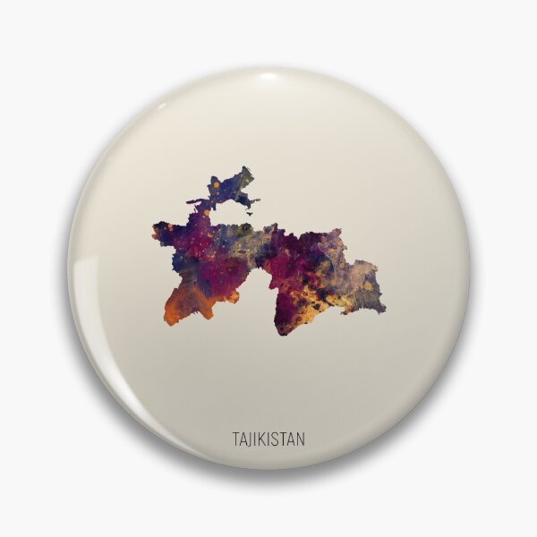 Artikelvorschau, Tajikistan Watercolor Map entworfen und verkauft von ArtPrints.