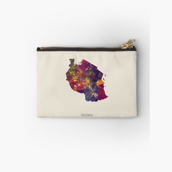 Item preview, Tanzania Watercolor Map designed and sold by ArtPrints.