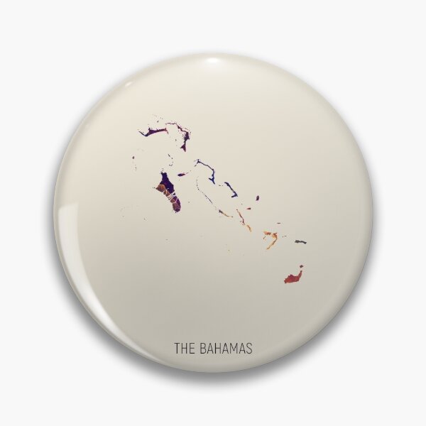 Item preview, The Bahamas Watercolor Map designed and sold by ArtPrints.