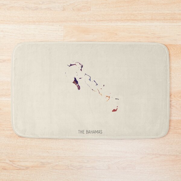 Item preview, The Bahamas Watercolor Map designed and sold by ArtPrints.