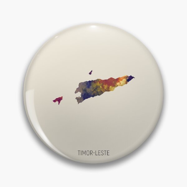 Item preview, Timor-Leste Watercolor Map designed and sold by ArtPrints.