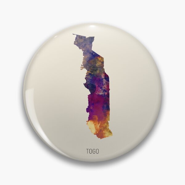 Item preview, Togo Watercolor Map designed and sold by ArtPrints.