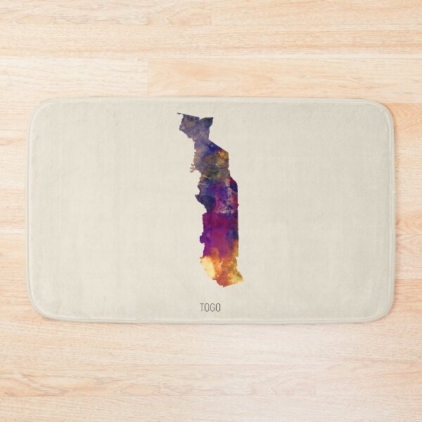 Item preview, Togo Watercolor Map designed and sold by ArtPrints.