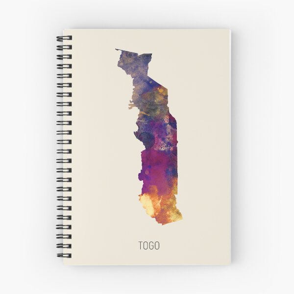 Item preview, Togo Watercolor Map designed and sold by ArtPrints.