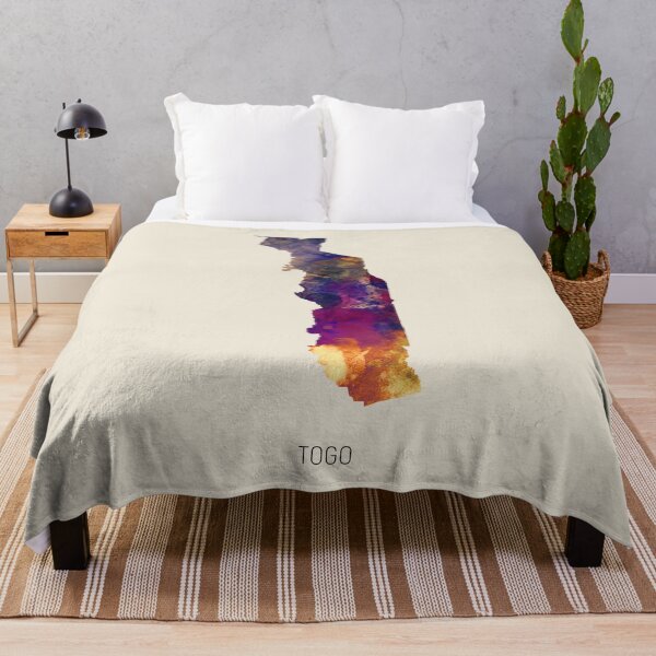 Item preview, Togo Watercolor Map designed and sold by ArtPrints.